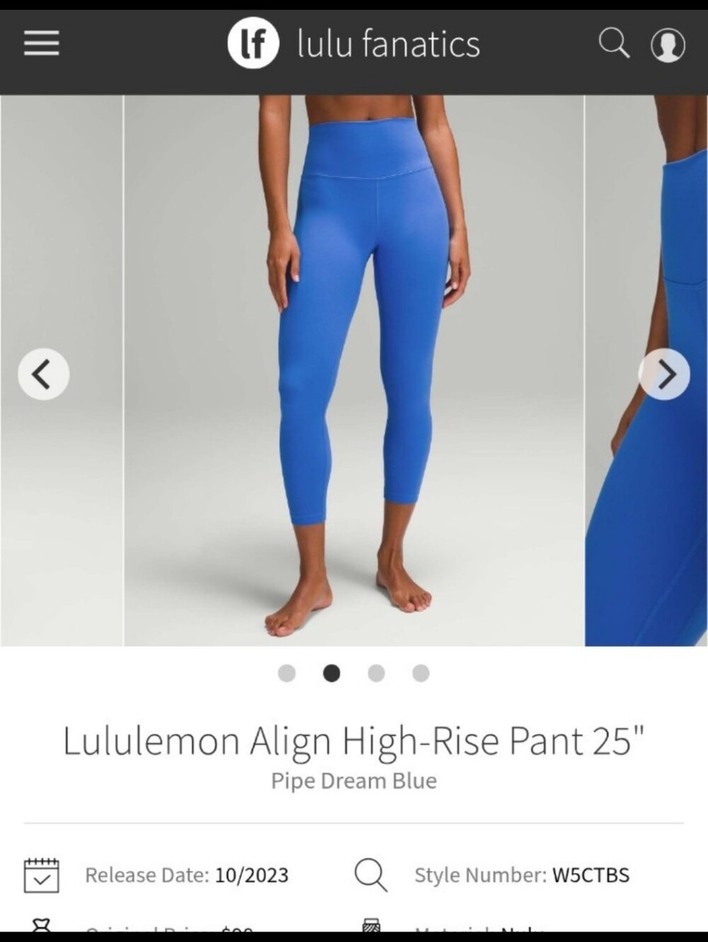 Lululemon Align HR 25"